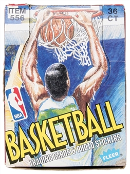 1989/90 Fleer Basketball Unopened Wax Box (36 Packs)